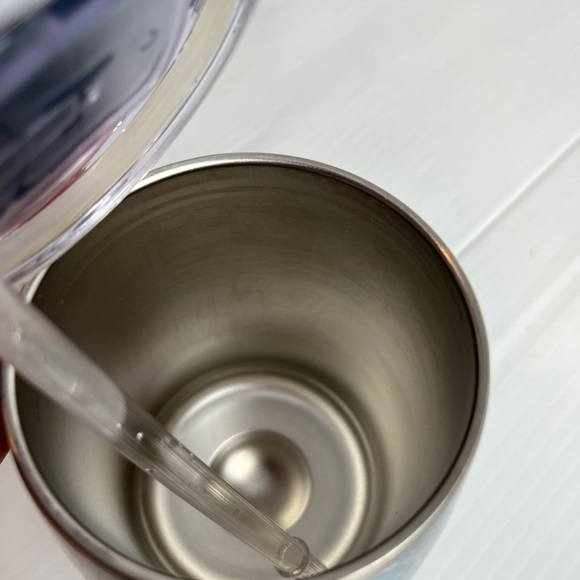 Swig insulated tumbler, wine, coffee, cocktails -starry night pattern - straw - Picture 6 of 6